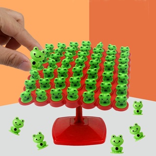 Montessori Frog Balance Tree Fun Educational Plastic Kids Learning Toys Parent-child Interactive Cool Math Game Two-player Kits #1