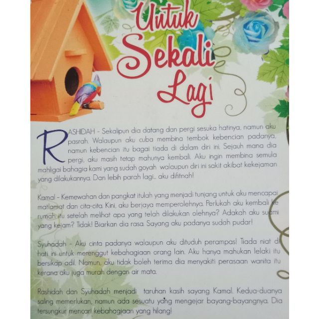 Novel Baru Preloved Like New Cheap Shopee Singapore
