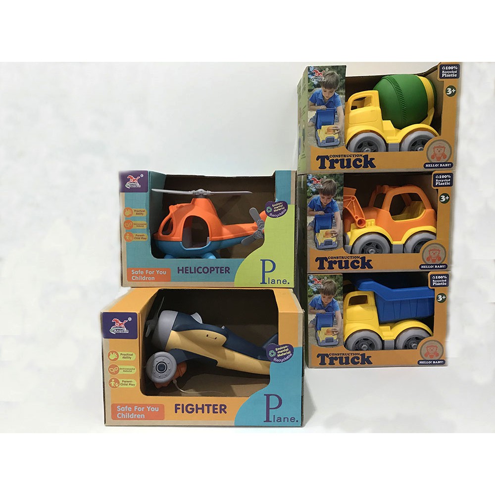 Shop Malaysia Ap Co Simple Basic Eco Friendly Bio Plastic Durable Push Car Truck Toys 2 Shopee Singapore