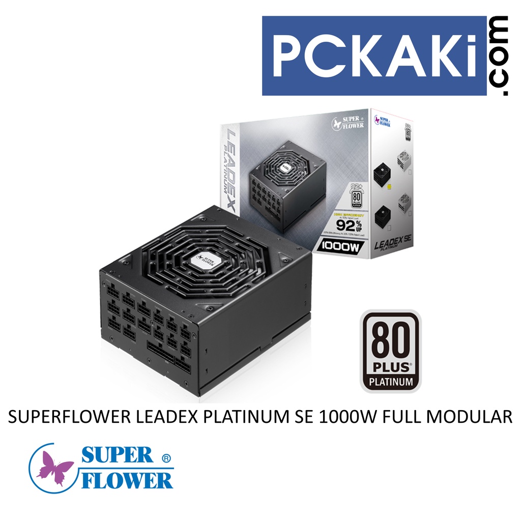 SUPERFLOWER LEADEX PLATINUM SE 1000W 80 PLUS FULL MODULAR PSU ...