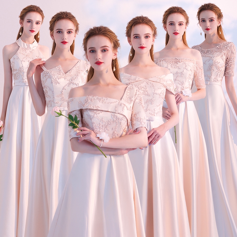 Evening Gown Chinese Bridesmaid Suit 2019 New Summer Wedding