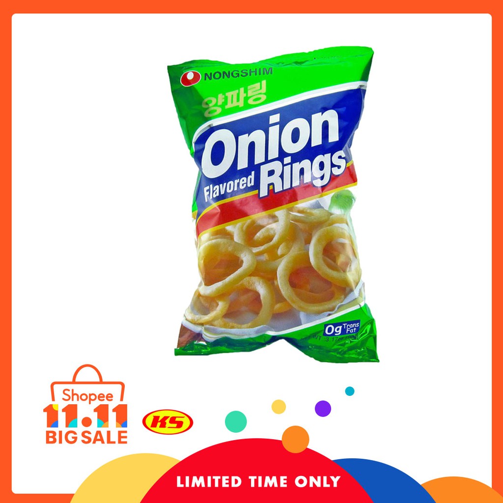 Korea Nongshim Onion Rings Original Flavour 90g Shopee Singapore