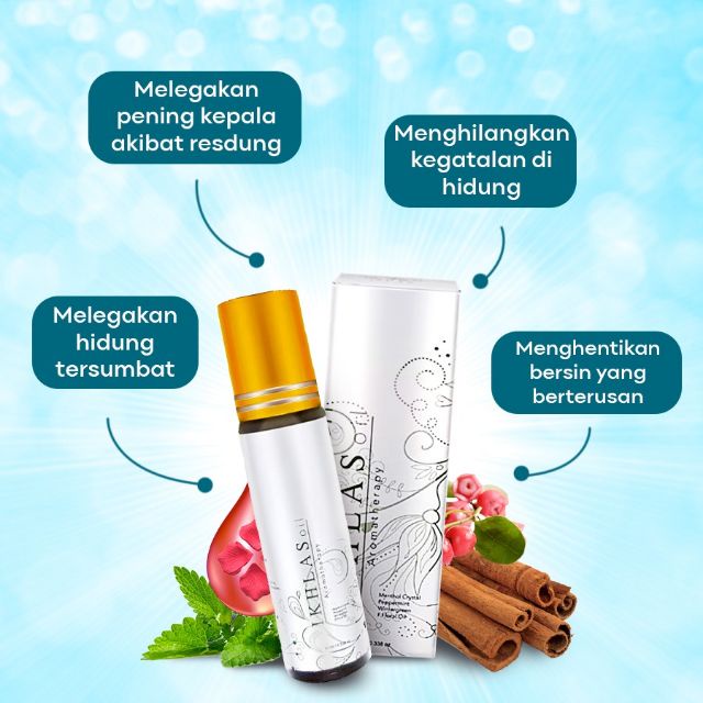 Ikhlas OIL Therapy RESDUNG / WAGAS OIL Flower Clove Therapy Cough