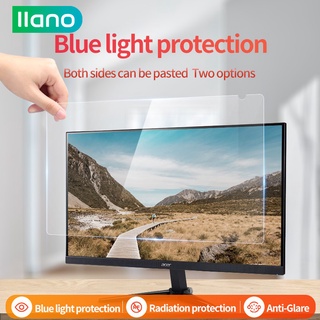 llano Monitor Screen Protector Anti Blue Light Monitor Protector Blue Light Film Anti Glare Screen Protector Eye Protection Filter Film For 13.3-32 inch Laptop
