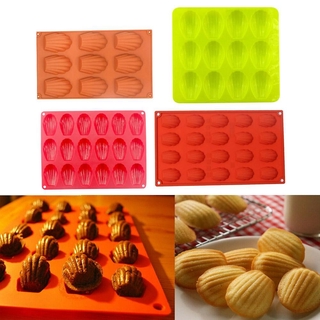 Mini Madeleine Shell Cake Pan Silicone Mold Cookies Tools Baking Mould V2R7 