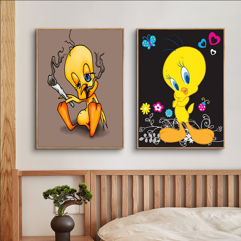 MIC 5D Full Drill Diamond Painting Anime&movie Tweety-bird ...