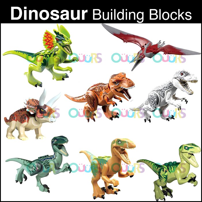 dinosaur building block toys