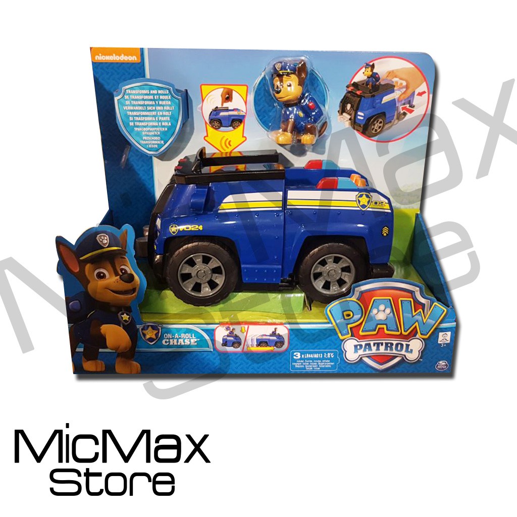 paw patrol on a roll chase