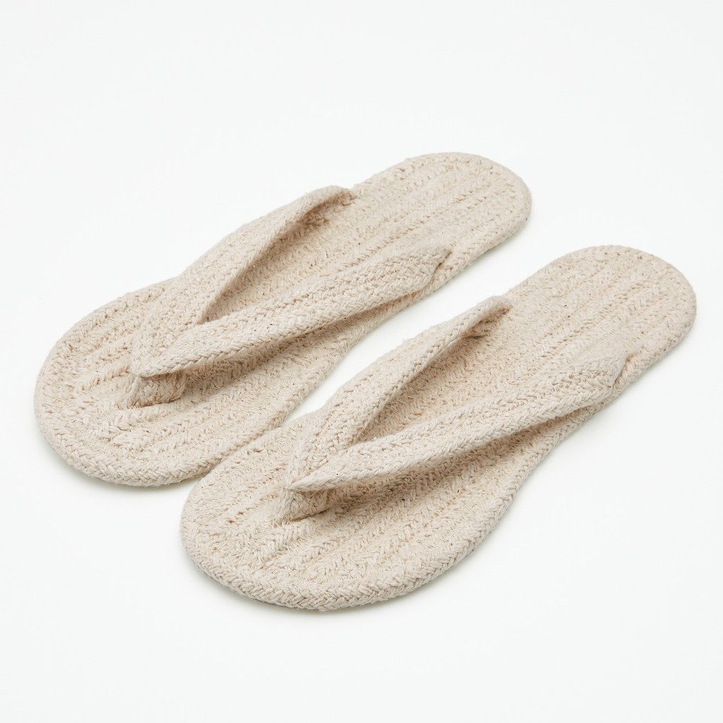 muji cotton slippers