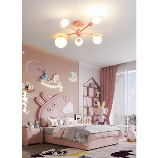 3-Color Kids Room Ceiling Light Led Bedroom Lights Boys Girls Cartoon chandelier Modern Simple Room pendant lights #6