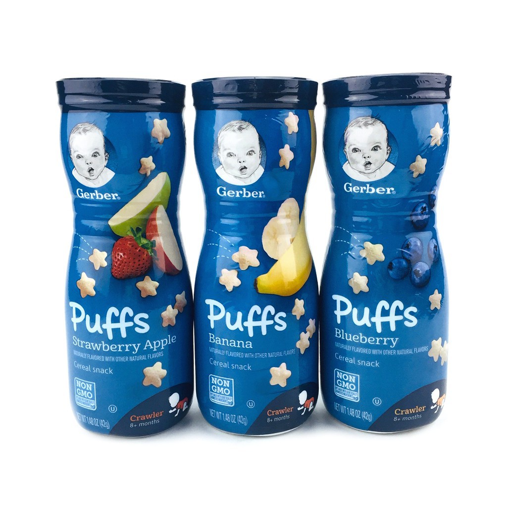 gerber puff flavors