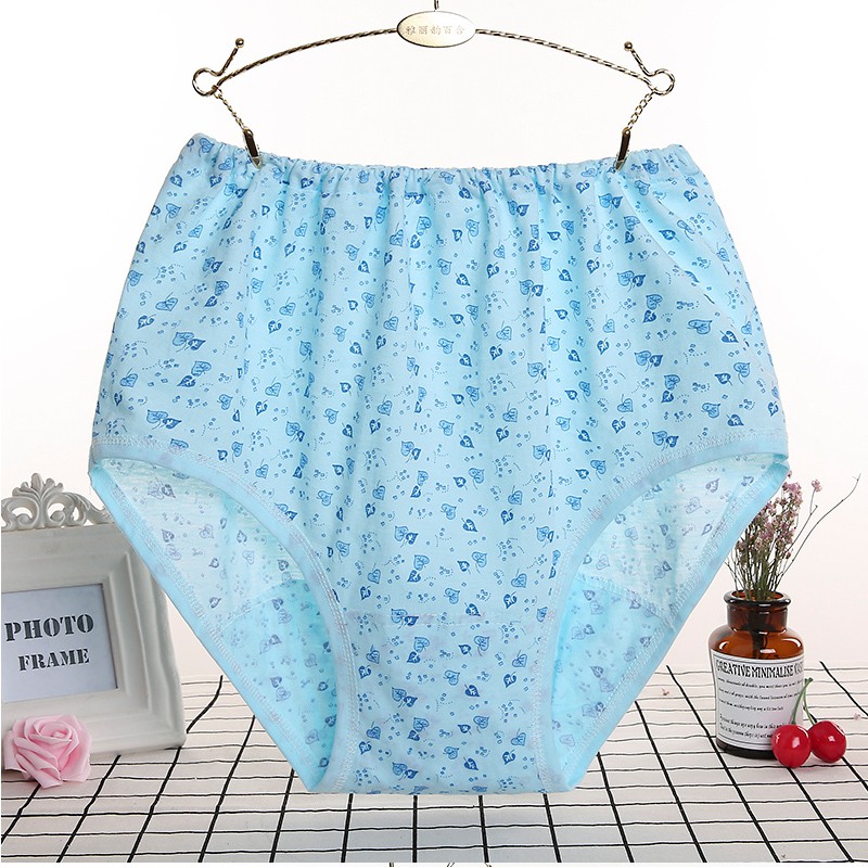plus size♟☜The elderly women cotton underwear easing motherinlaw old