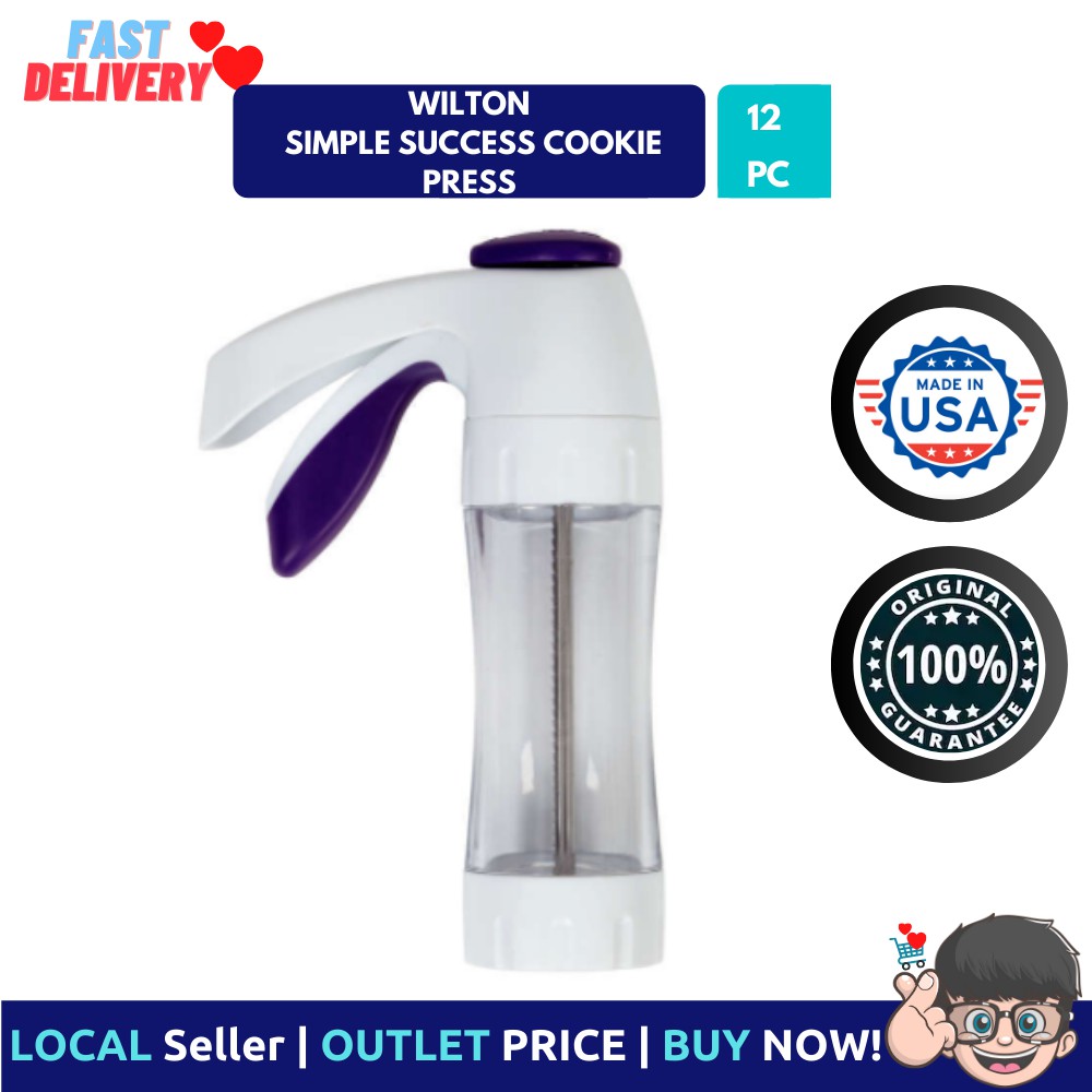 Wilton Simple Success Cookie Press, 12Piece Shopee Singapore