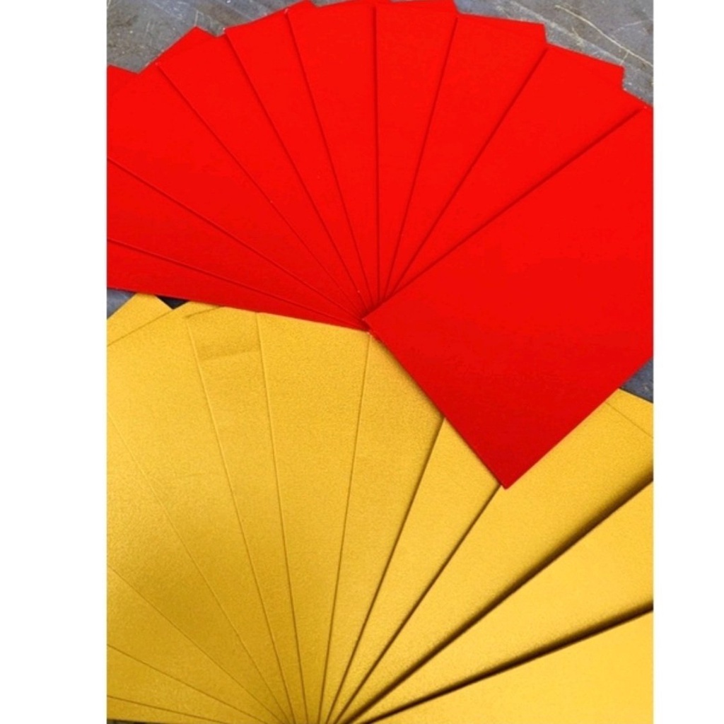 100 Plain Red And Yellow Red Envelopes To Write Calligraphy Beautiful