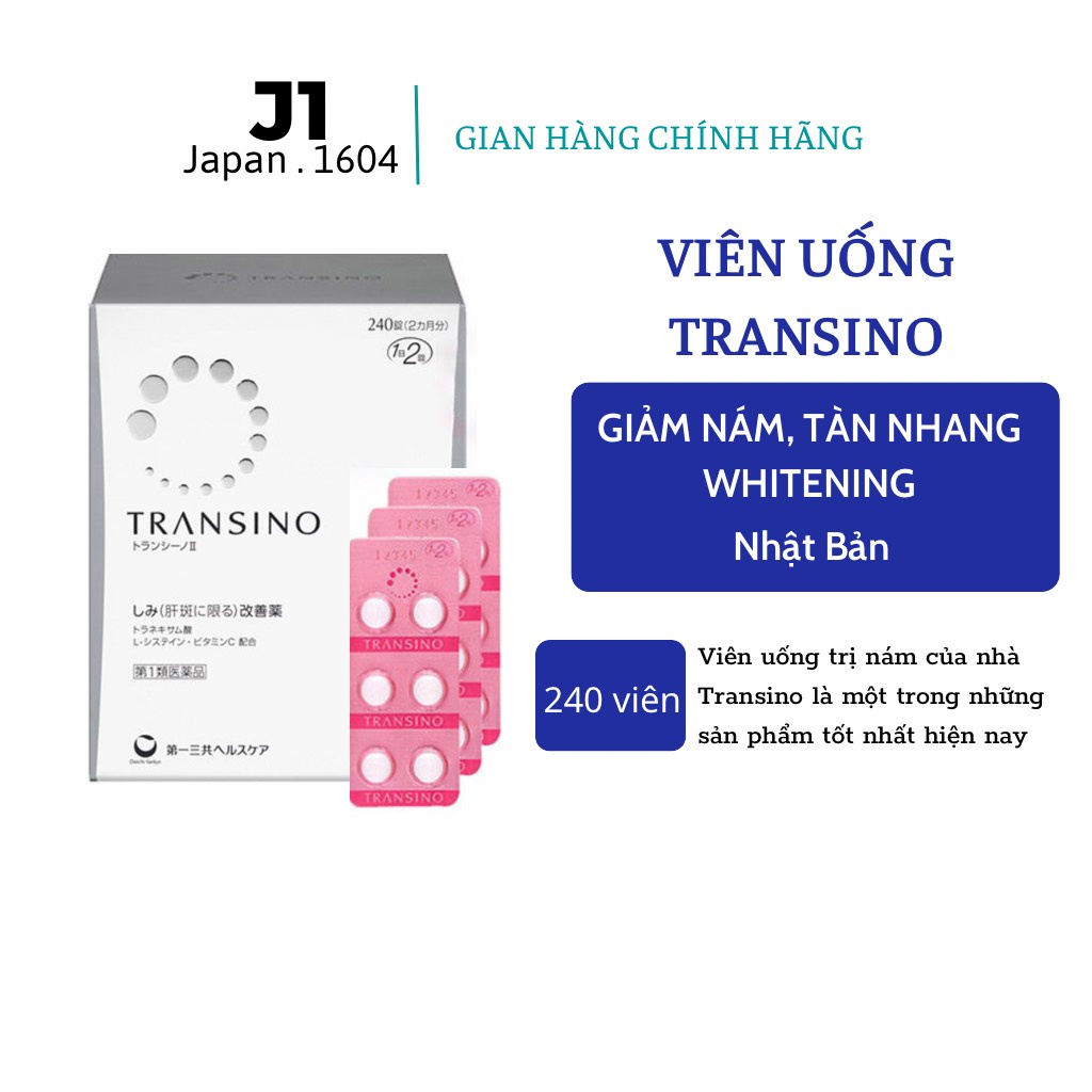 Transino whitening 240 Japanese whitening oral tablet Shopee Singapore