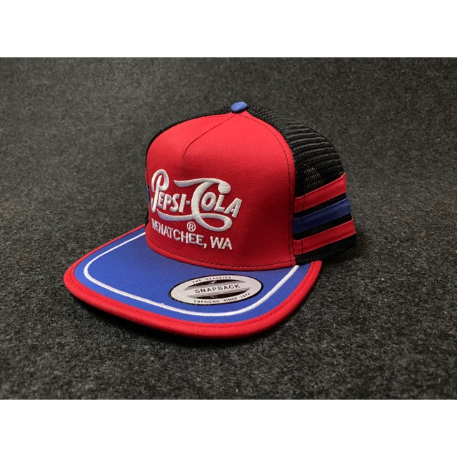 Ready Stock Pepsi Cola Vintage Trucker Snapback Hat Shopee Singapore