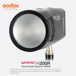 ✔Godox H200R 200W Ring Flash Head with Spiral Flash Tube Magnetic Accessory Port for Godox EC200 AD200 Pocket Flash Spee