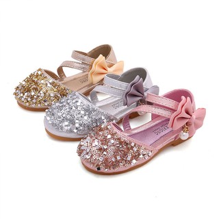 Princess Girls Shoes Diamond Children Sneakers Kids sequins Flat Dancing Shoes #0