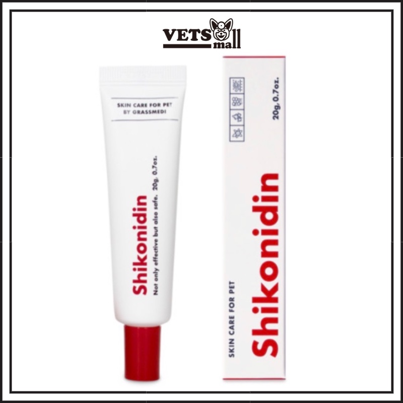 [JAYUPET] Shikonidin Wound Care Cream For Pet 20g, Cat & Dog Skin Itch