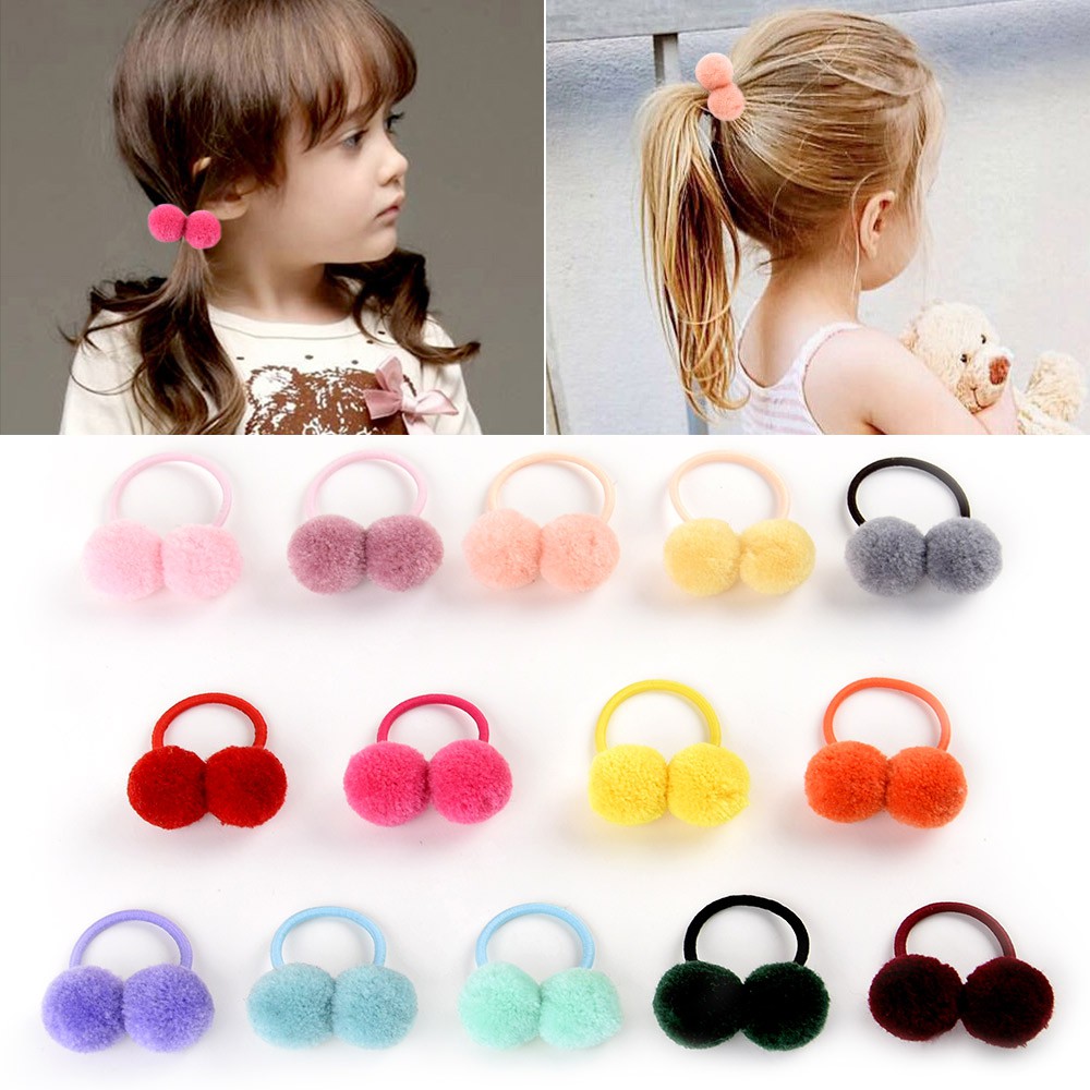 hair ties with ball
