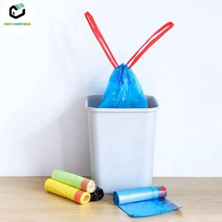 1 Pc Drawstring Portable Garbage Bag Automatic Closing Thicken Kitchen Garbage Bag Shopee Singapore