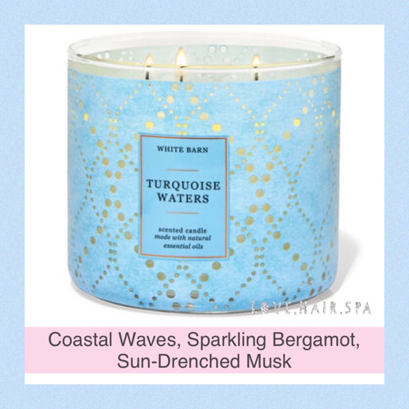 bath and body works turquoise waters candle