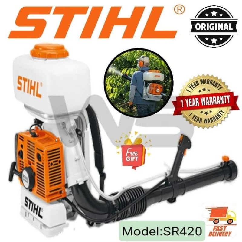 Stihl Germany Sr420 Mist Blower 100 Original Made In Germany Shopee Singapore