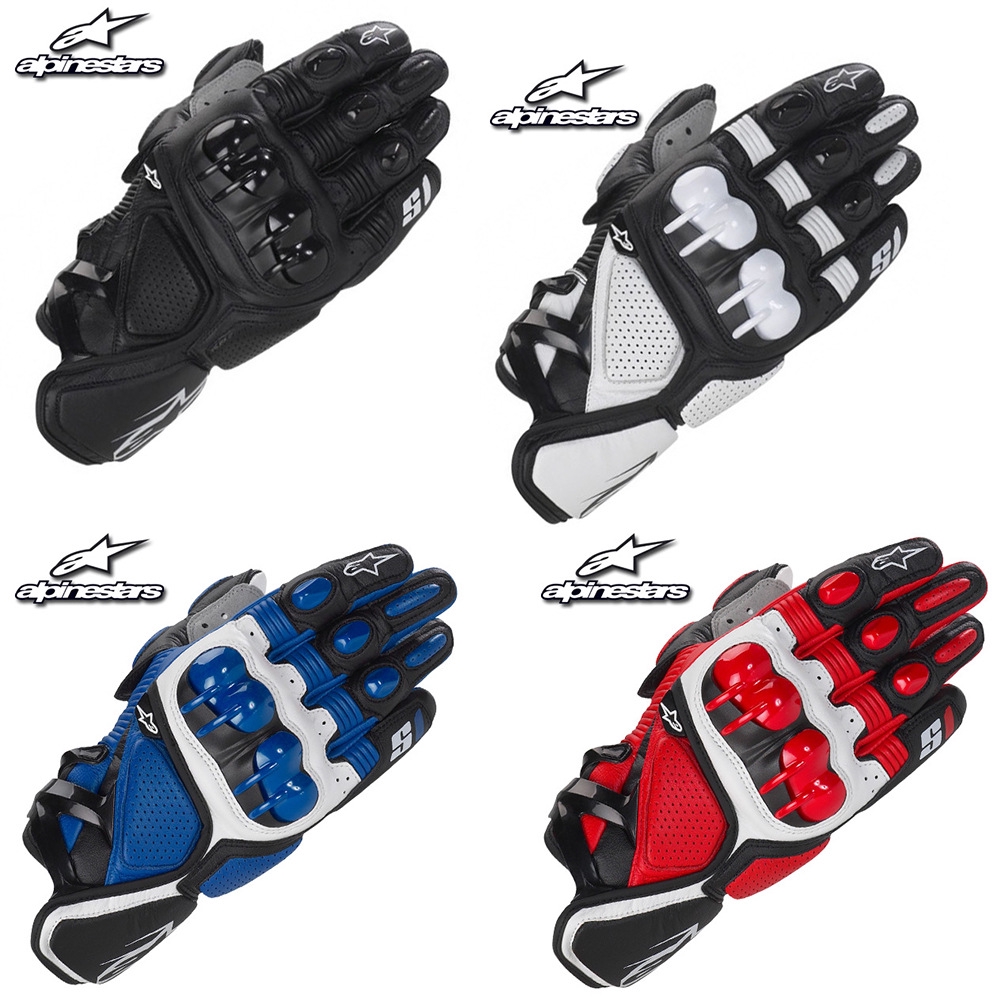 Alpinestars S1 Short Gloves Rider Motorcycle Gloves Leather Hard Shell Cycling Gloves Shopee Singapore