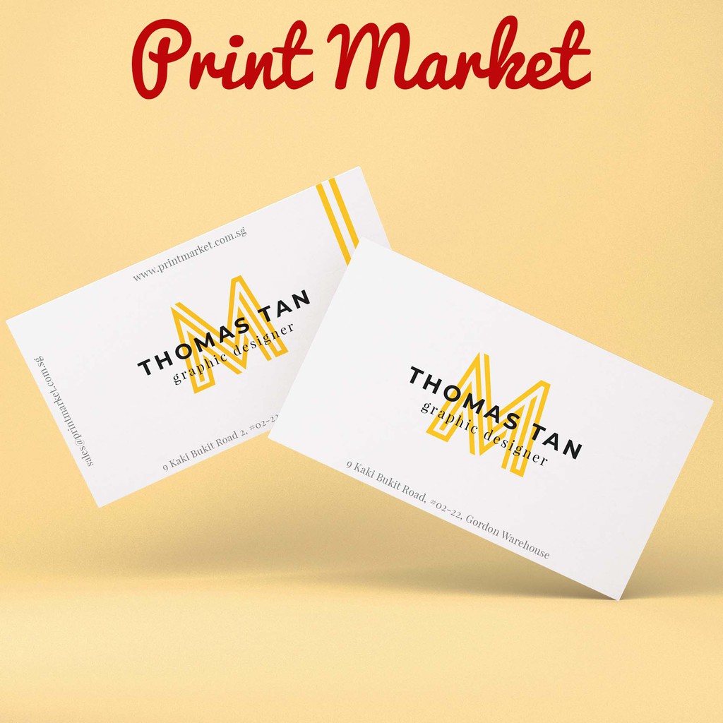 Cheap Name Card Printing Business Card Printing Shopee Singapore