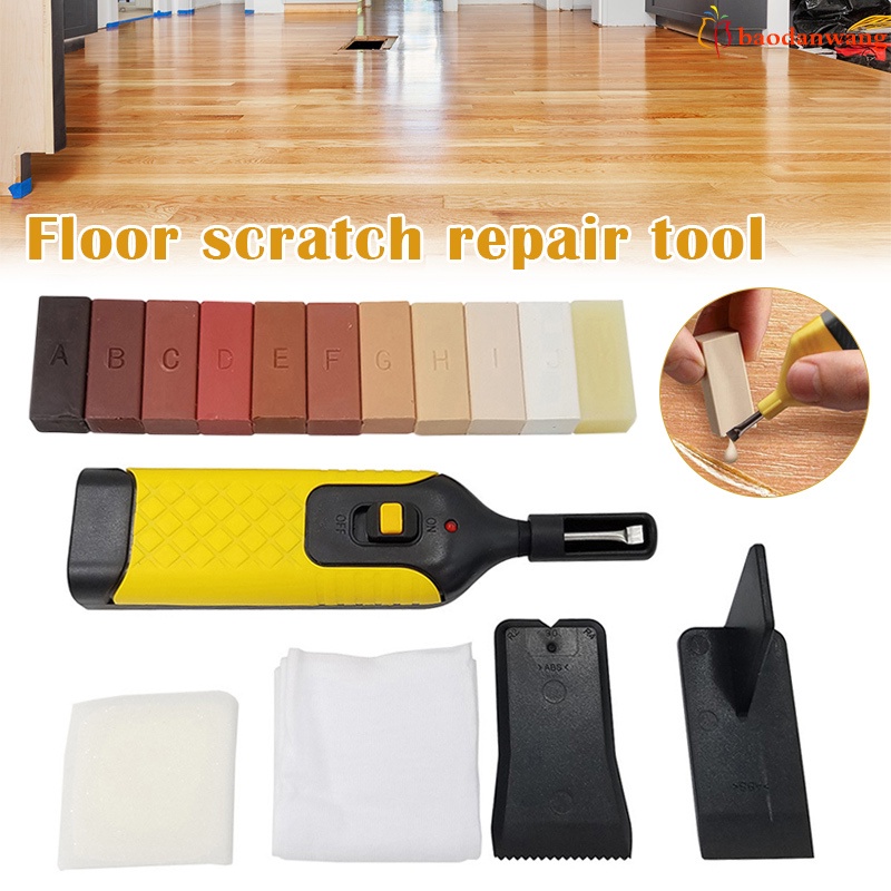 Laminate Floor Repair Kit 11 Color Wax Blocks for Repair Damaged