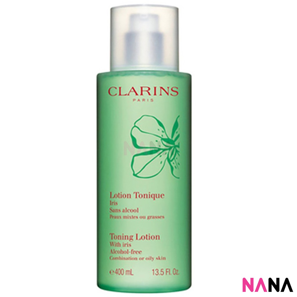 clarins toning lotion with iris