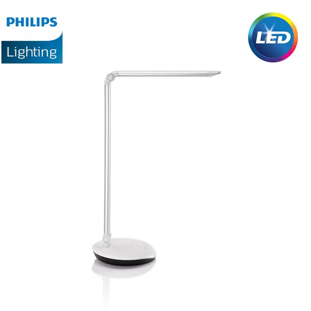 Philips Table Lamp 72007 Silver With Cool White Light Shopee