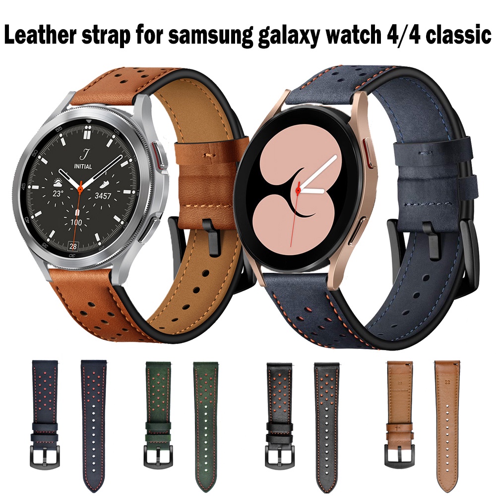 Samsung galaxy watch 4 40mm 44mm Leather Strap samsung galaxy watch 4 ...