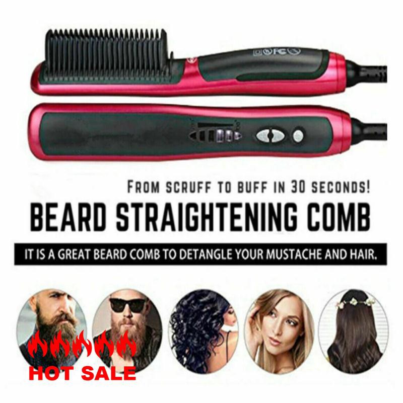 Hair Care Moustache Beard Curler Beard Straightener Handsome 50w