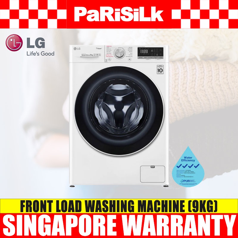 LG FV1409S4W Front Load Washing Machine (9kg) Shopee Singapore