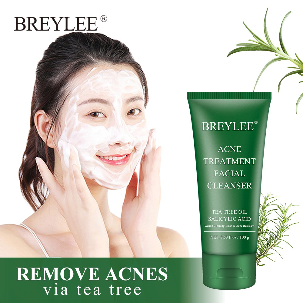 breylee acne treatment facial cleanser