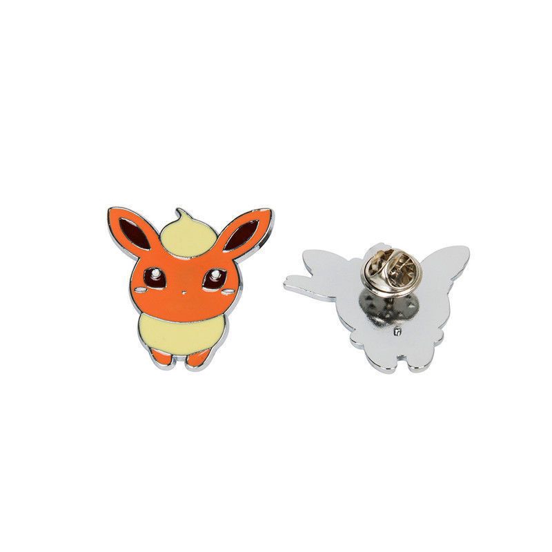 9Pcs/set Pokemon Badge Brooch Eevee Sylveon Eeveelution Metal Pin Collection Box 