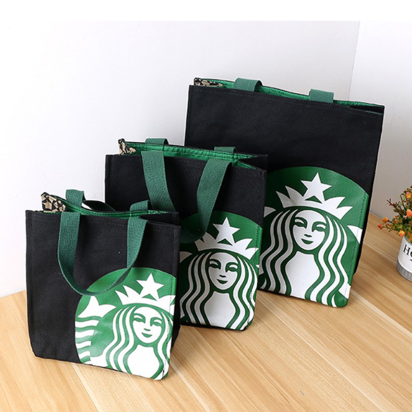 reusable shopper bag starbucks large