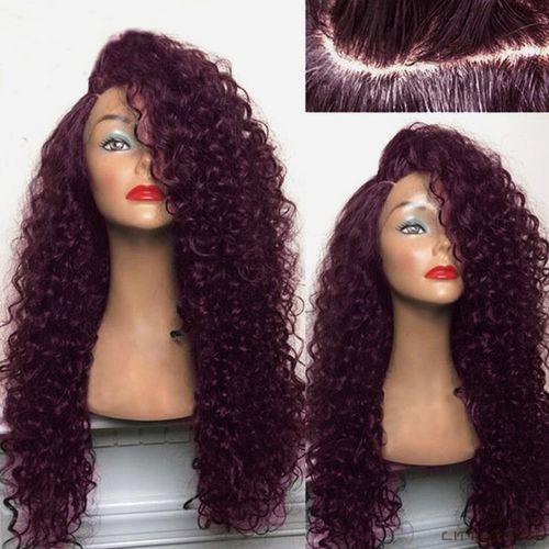 Women Fashion Anime Long Curly Wavy Hair Party Cosplay Full