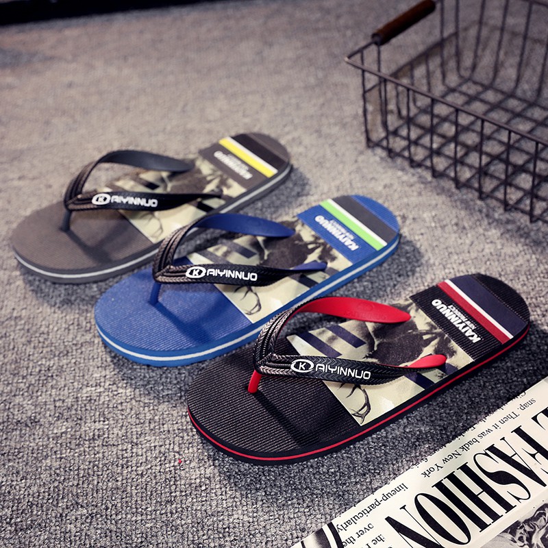 Men Slippers Summer Beach Pool Travel Flip Flops Designer Fashion Comfortable Non Slip Flip Flops Flip Flop Lelaki Shopee Singapore