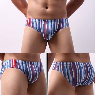 Image of thu nhỏ Fashion Men's Underwear Breathable Mesh Printed Brief Underpants Briefs #2