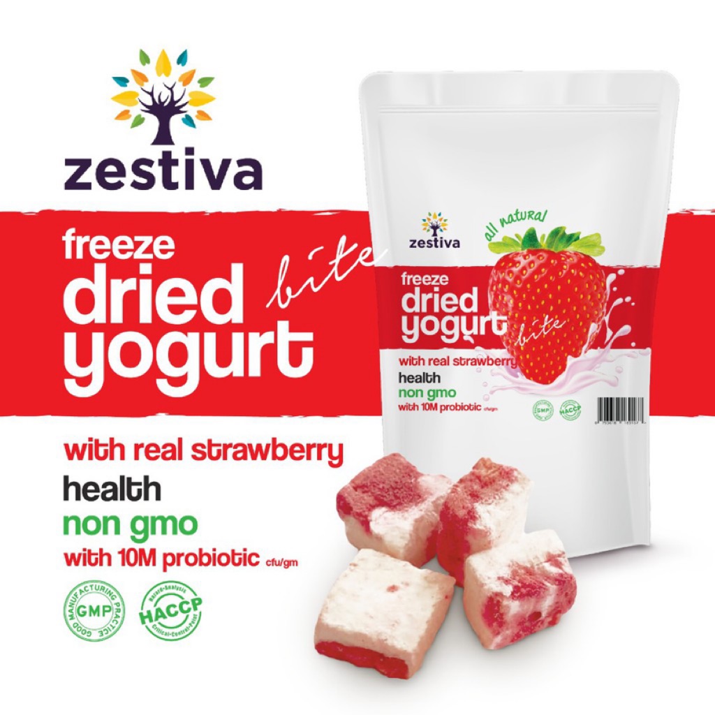 Freeze Dried Yogurt Cubes Mango/Strawberry, Healthy Snack 30/50g