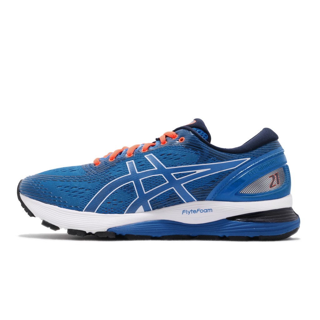 asics nimbus 21 blue