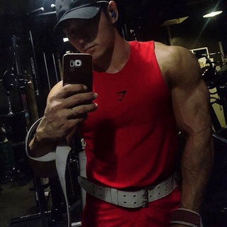 Image of thu nhỏ Muscleguys gymshark Mens Gym Workout mesh Breathable dry quick Vest Tops basketball fashion Causal Singlets #2