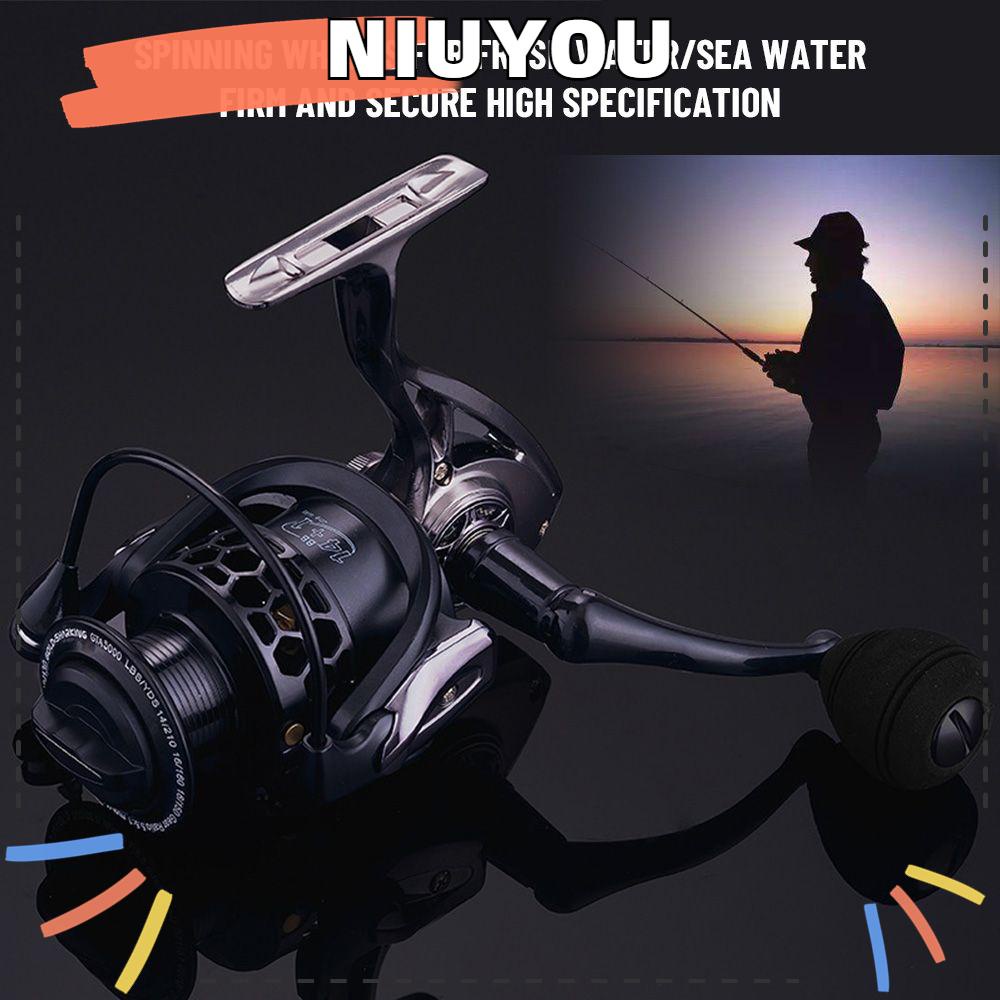 NIUYOU Spinning Wheel Metal Fishing Gear Seawater Sea pole Wheel