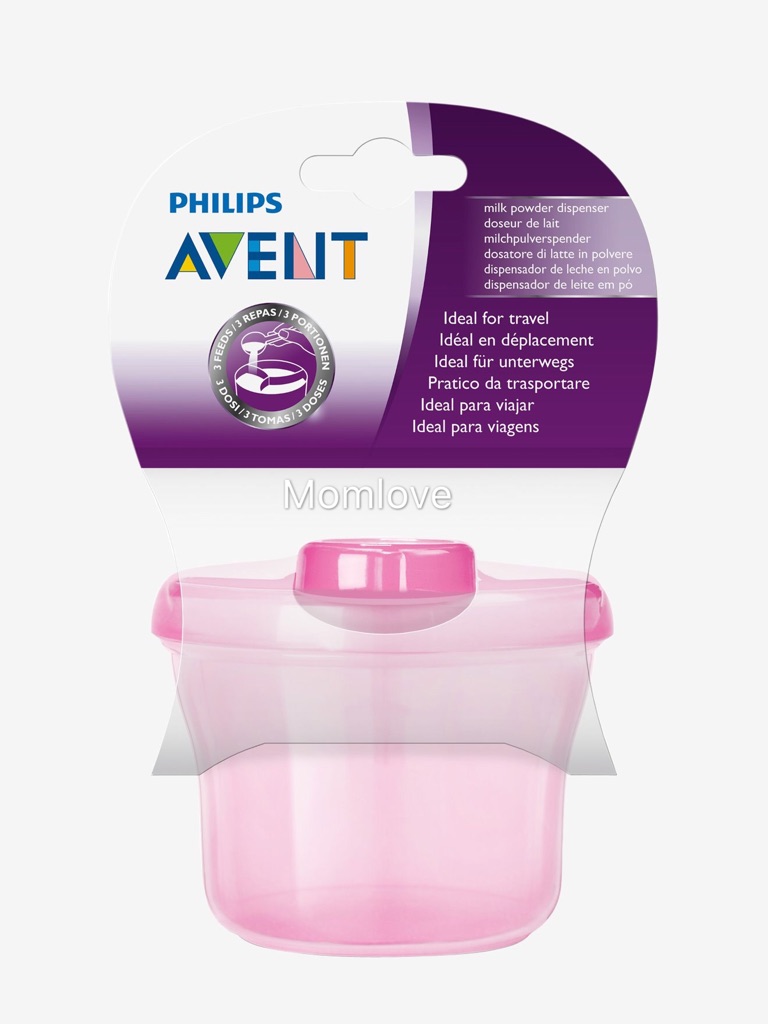 avent formula dispenser pink