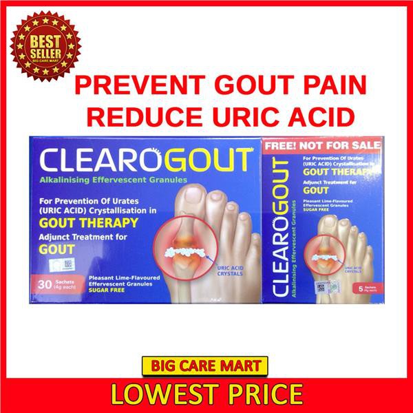 Clearogout Gout Treatment Prevention 35sachets Shopee Singapore