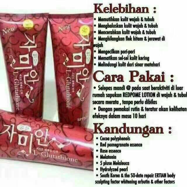 Losyen Red Korea Losyen Bleach Spf50 Losyen Red Shopee Singapore