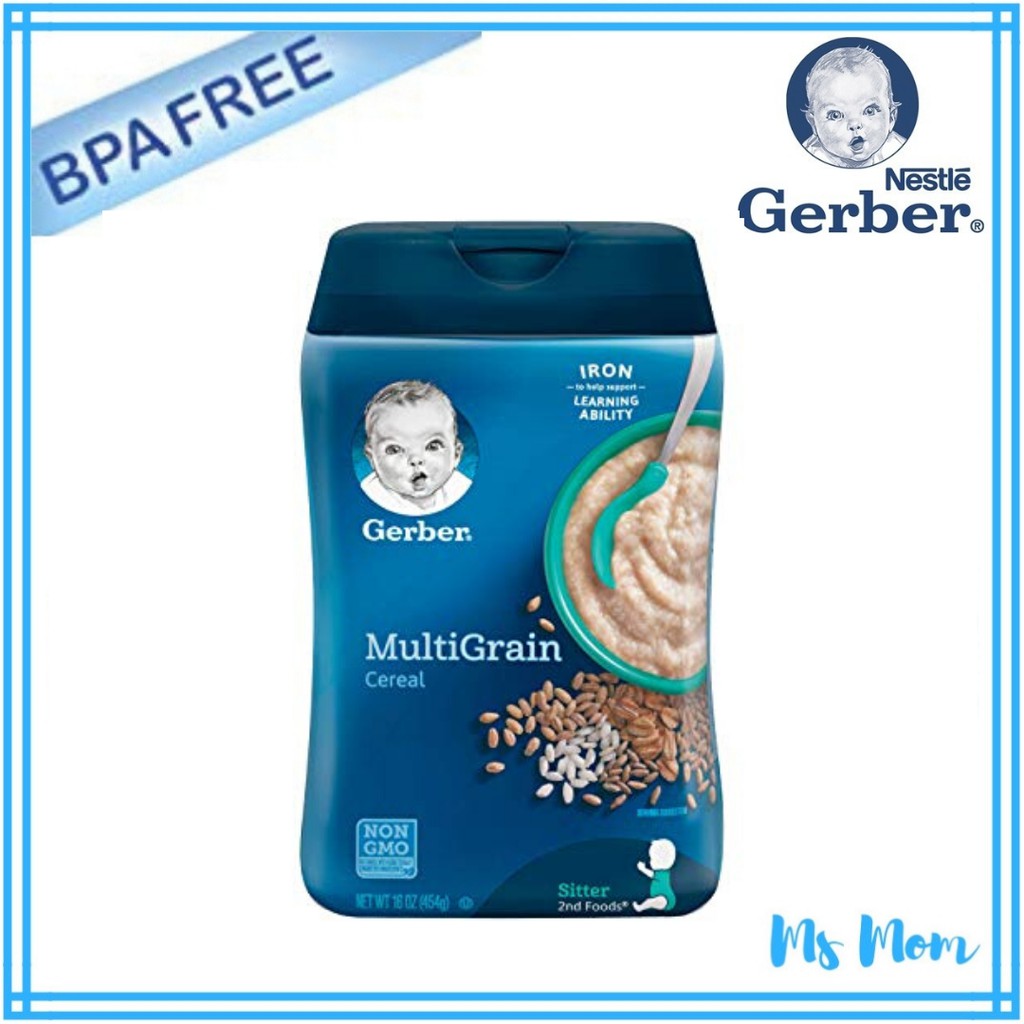 Gerber Multigrain Baby Cereal, 8 Ounce (227g) Shopee Singapore