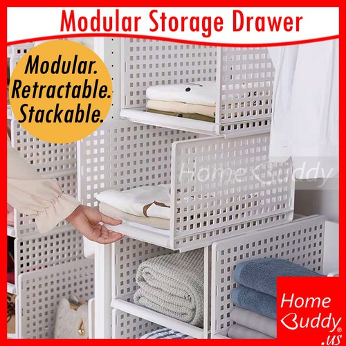 Modular Storage Drawer Version2 Screwlock Modular Retractable